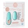 Petite Egg 15 Function USB Rechargeable Wireless Remote Control Silicone Waterproof Teal Blue