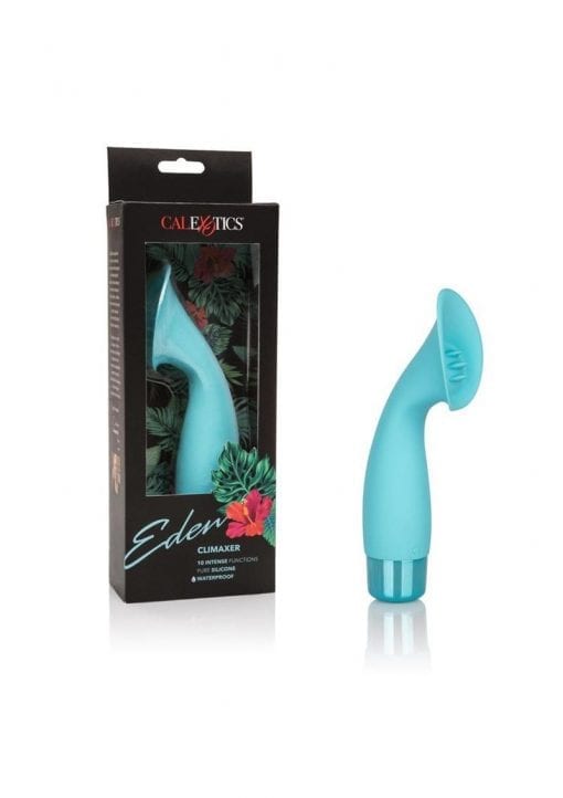 Eden Climaxer Silicone Clitoral Vibe Waterproof Blue 6.25 Inch