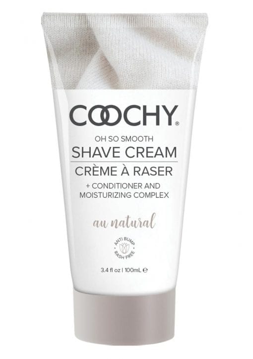 Coochy Oh So Smooth Shave Cream Au Natural 3.4 Ounce
