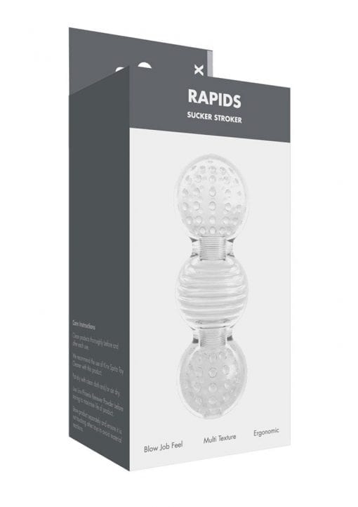 Linx Rapids Sucker Stroker Waterproof Clear