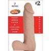 Realcocks Dual Layered 02 Bendable Dildo Waterproof Flesh 7 Inch