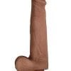 Realcocks Dual Layered 03 Bendable Dildo Waterproof Brown 7.5 Inch