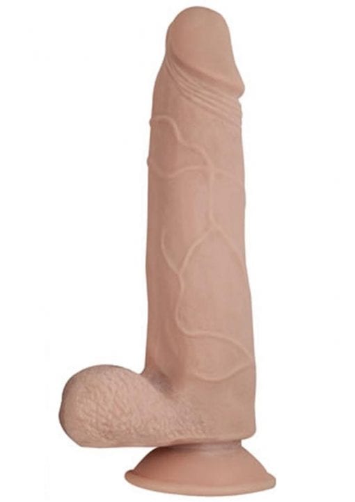 Realcocks Dual Layered 04 Bendable Thick Dildo Waterproof Flesh 8 Inch