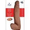 Realcocks Dual Layered 06 Bendable Dildo Waterproof Brown 8 Inch