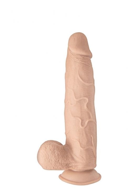 Realcocks Dual Layered 09 Bendable Dildo Waterproof Flesh 9 Inch