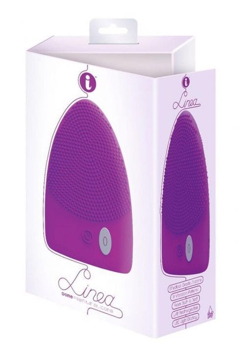 Linea Dome Premium Silicone Personal Massager Waterproof Purple