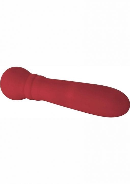 Lady In Red Silicone USB Rechargeable Bullet Waterproof Red 4.27 Inch