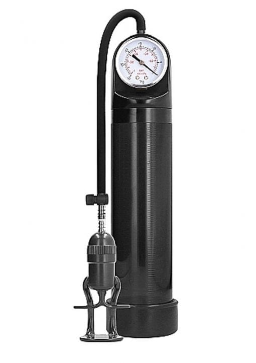 Pumped By Shots Deluxe Pump With Advanced PSI Gauge Black