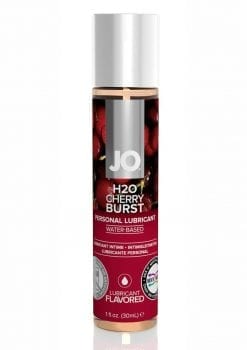 Jo H2O Water Based Personal Flavored Lubricant Cherry Burst 1 Ounce