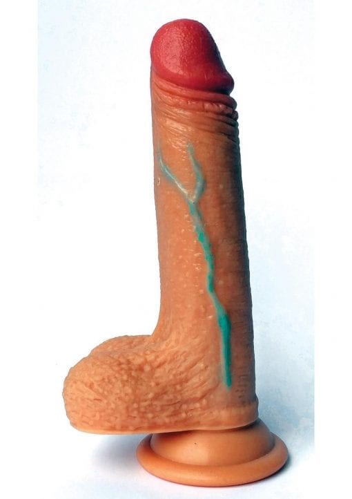 Skintastic So Vein Realistic Dildo With Balls Flesh Waterproof 6.5 Inch