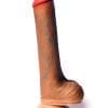 Skintastic So Vein Realistic Dildo With Balls Flesh Waterproof 7 Inch
