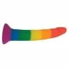 Rainbow Power Drive Strap On Dildo With Harness 7 Inch