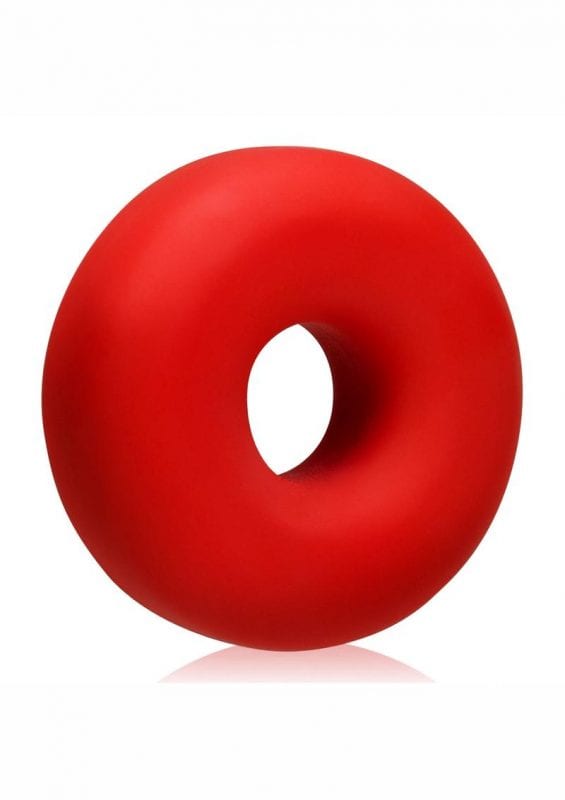 Big Ox Super Mega Stretch Silicone Cock Ring Red Ice