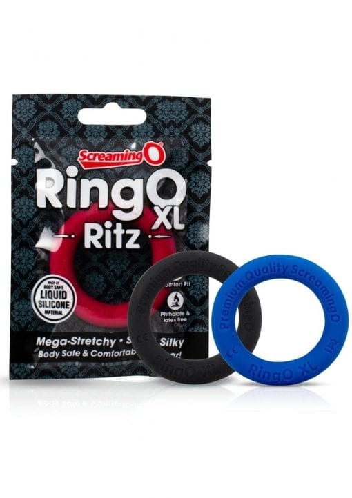Ring O Ritz XL Individual Ring Silicone Black