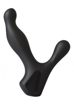 Optimale Rimming P Massager Silicone Prostate Massager Waterproof Black 7 Inch