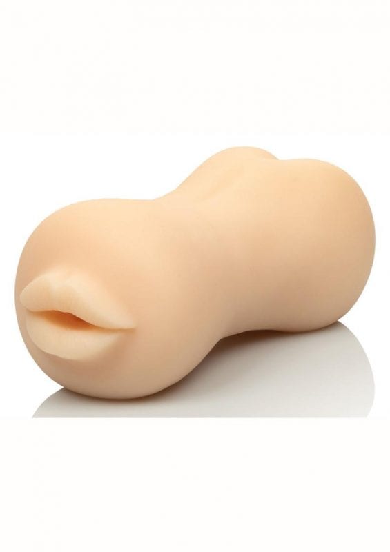 Stroke It Ass/Mouth Realistic Dual Stroker Ivory