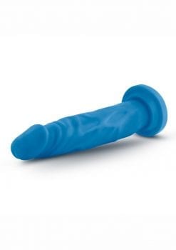 Neo Dual Density Realistic Cock Blue 7.5 Inch