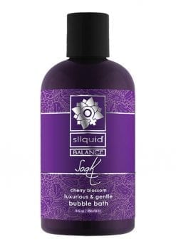 Sliquid Balance Soak Cherry Blossom Bubble Bath 8.5 Ounce