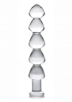 Master Series Drops Anal Links Glass Dildo 11 Inches