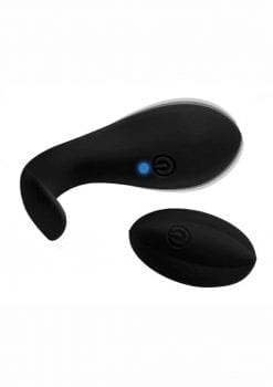 Master Series Dark Pod USB Rechargeable Wireless Remote Control Vibrating Egg Waterproof Black 3.6 Inch