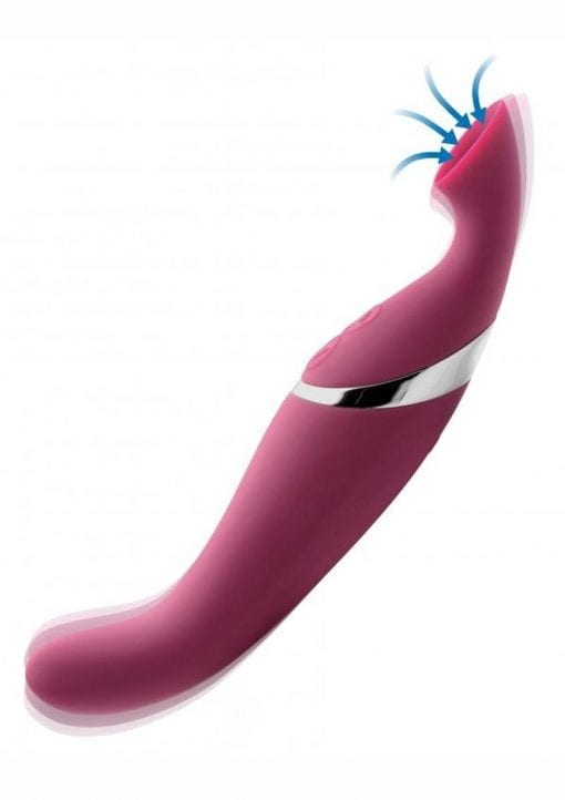 Inmi Shegasm Intense 2 In 1 Clitoral Stimulation Silicone Rechargeable G-Spot Massager