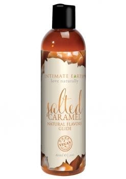 Intimate Earth Natural Flavors Glide Salted Caramel 2oz