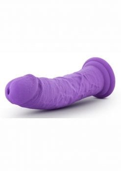 Ruse Jammy Silicone Realistic Dildo Purple 8 Inch