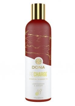 Dona Essential Massage Oil Recharge Lemongrass and Ginger
