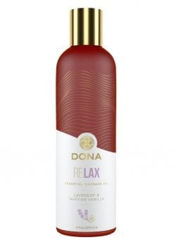 Dona Essential Massage Oil Relax Lavender and Tahitan Vanilla