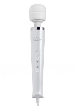 Wand Essentials Spellbinder Flexi-Neck 10 Function Plug In Jack Wand Massager White 12.75 Inch