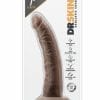 Dr. Skin Realistic Cock With Suction Cup Chocolate 7 Inch