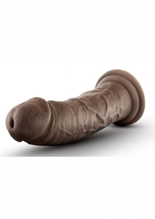 Dr. Skin Realistic Cock With Suction Cup Chocolate 8 Inch