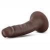 Dr. Skin Realistic Cock With Suction Cup Chocolate 5.5 Inch