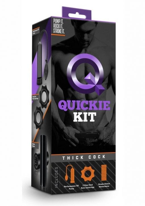 Quickie Kit Thick Cock Performance Pump Kit Black