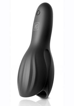 Beginner Silicone Cock Teaser Vibrating Male Masturbator Rechargeable