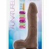 Au Naturel Mr Perfect Dildo With Balls - Chocolate