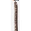 Dr Skin Double Dildo 18in - Chocolate