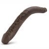 Dr Skin Double Dildo 16in - Chocolate