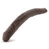 Dr Skin Double Dildo 14in - Chocolate