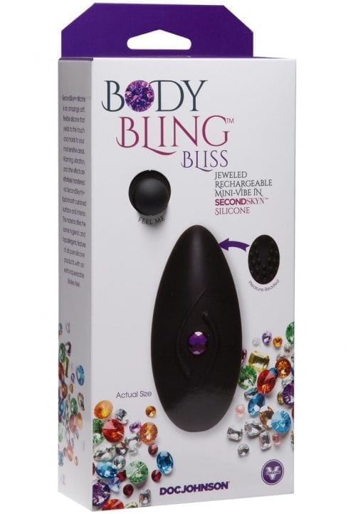 Body Bling Bliss Mini Vibe Purple Multispeed Waterproof
