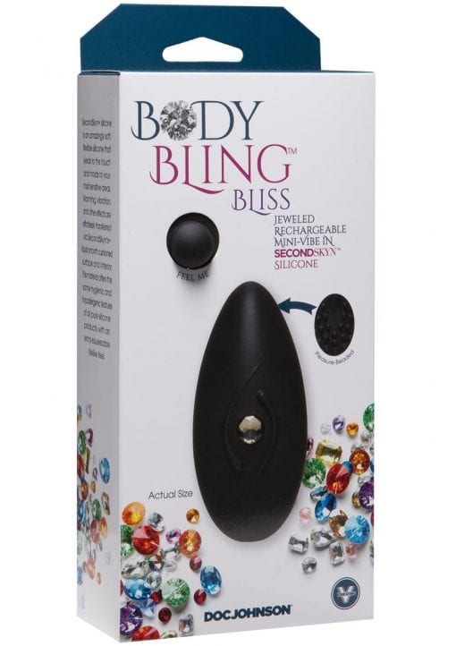 Body Bling Bliss Mini Vibe Silver Multispeed Waterproof