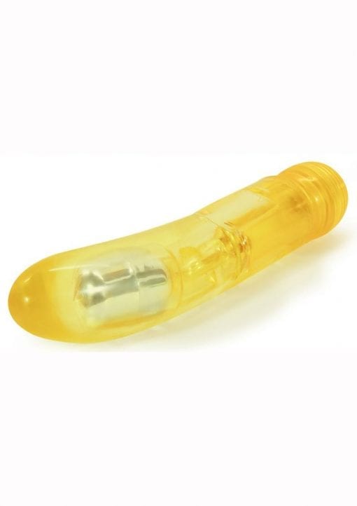 Splash Banana Split Vibrator Multi Speed Waterproof Yellow