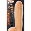 Hung Rider Butch Dildo Harness Compatible Suction Cup Beige 11 Inch