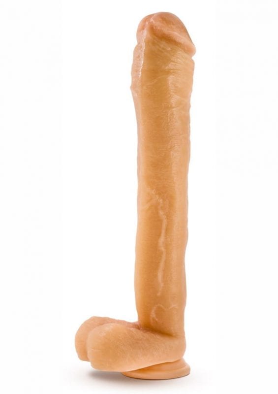 Hung Rider Lil John Dildo Harness Compatible Suction Cup Beige 13 Inch
