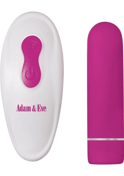 Adam And Eve Eves Recharge Remote Control Bullet Wireless Waterproof Silicone