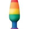 Colours Pleasure Plug Silicone Medium Pride Edition Anal Plug - Rainbow