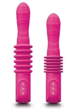 Inya Deep Stroker Rechargeable Thrusting Vibrating Wand - Pink