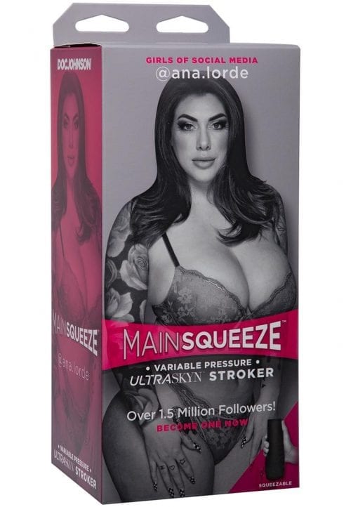 Main Squeeze Girls Of Social Media Ana Lorde Ultraskyn Stroker Pussy Masturbator Vanilla 9 Inches