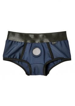 EM. EX. Active Harness Wear Fit Harness Boy Shorts Blue Small-23-25