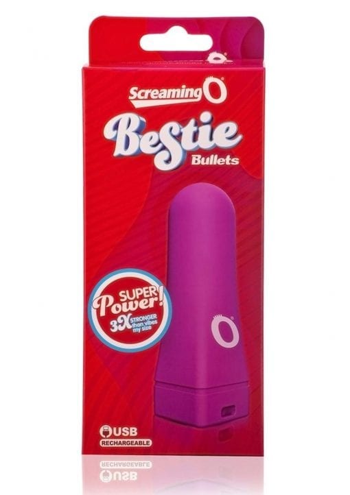 Bestie Bullet USB Rechargeable Waterproof Purple